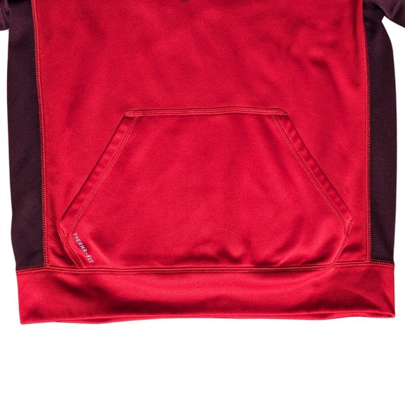 Nike Men's Small Red Therma-Fit Pullover Hoodie Sweatshirt - Picture 4 of 10
